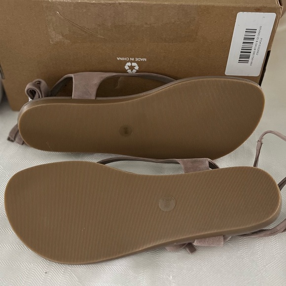 Haven Suede Wrap-Up Thong Sandals Color Mica Size 8M New With Tags - Picture 7 of 8